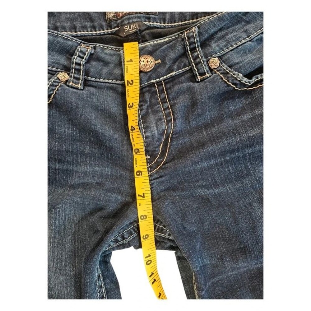 Silver Jeans Suki Mid Super Skinny Womens Blue Distressed Denim Jeans w31×L31 - Picture 9 of 11